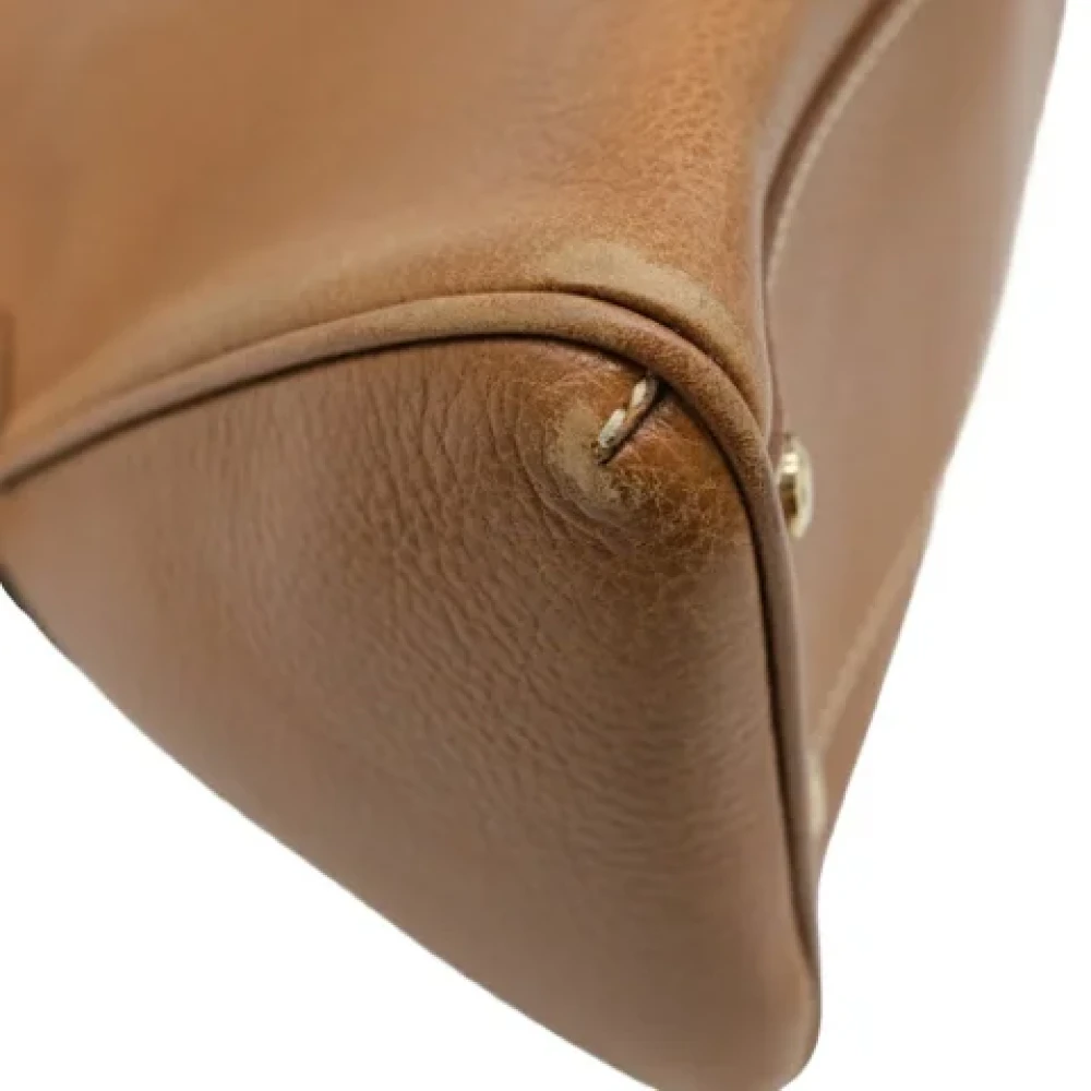 Cartier Vintage Pre-owned Leather handbags Brown Dames