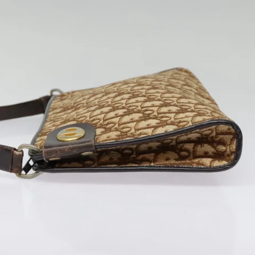 Dior Vintage Pre-owned Canvas dior-bags Brown Dames
