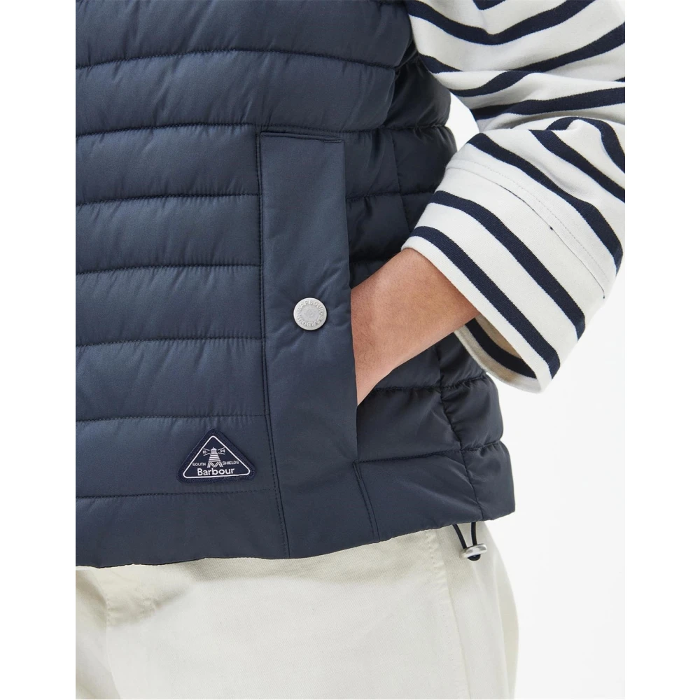 Barbour Gewatteerd Gilet Navy Vest Blue Dames