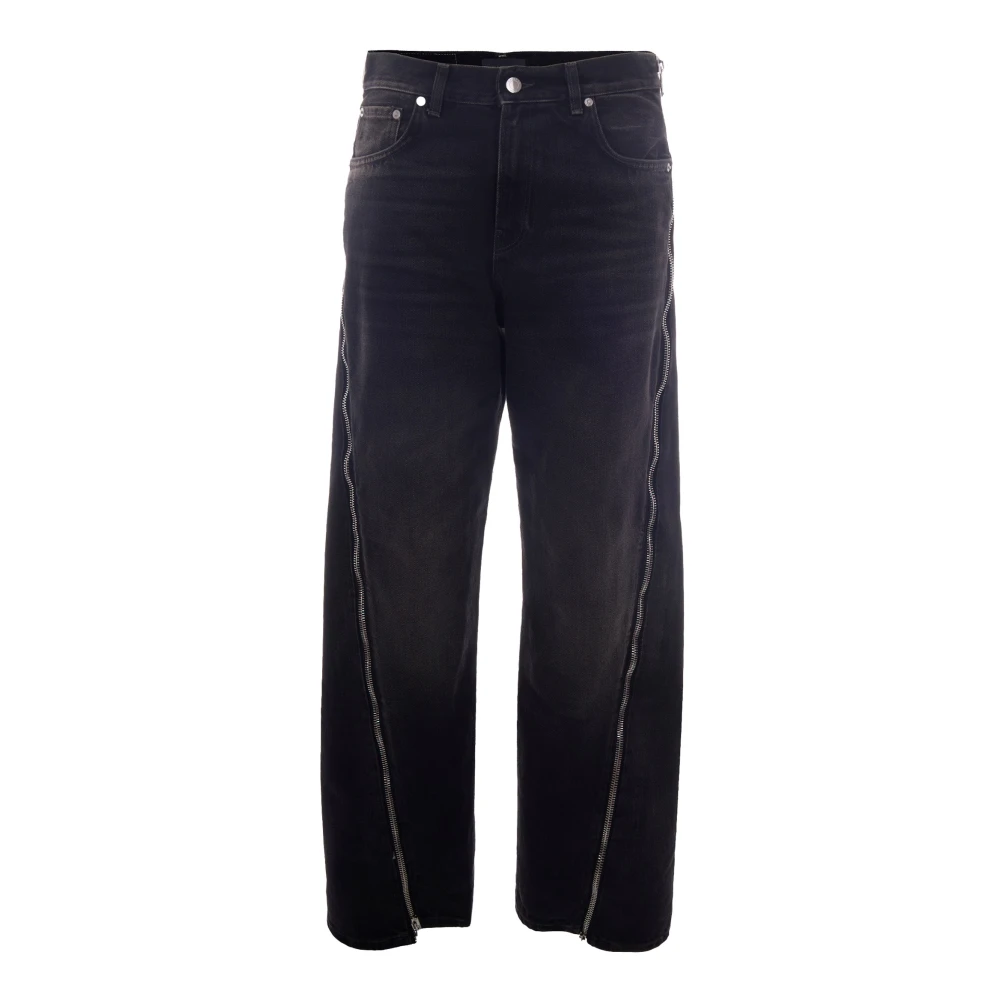 Haikure Vrouw Zwart Jeans Dames, W27, Katoen, Bonnie Zip Jeans