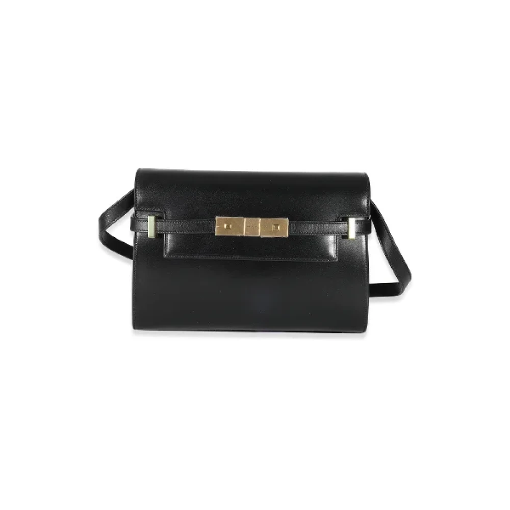 Yves Saint Laurent Vintage Pre-owned Leather shoulder-bags Black Dames