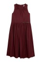 robe-midi-evasee-en-popeline