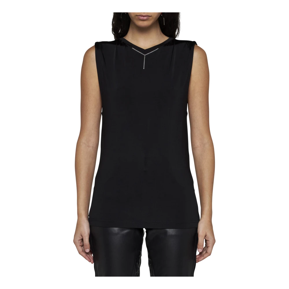Y Project Zwarte Chrome Tank Top Black Dames