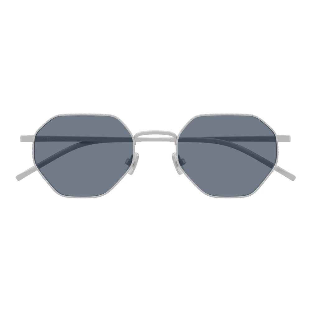 Bottega Veneta Gray Sunglasses, Unisex, 51 Mm, Panthos Sunglasses