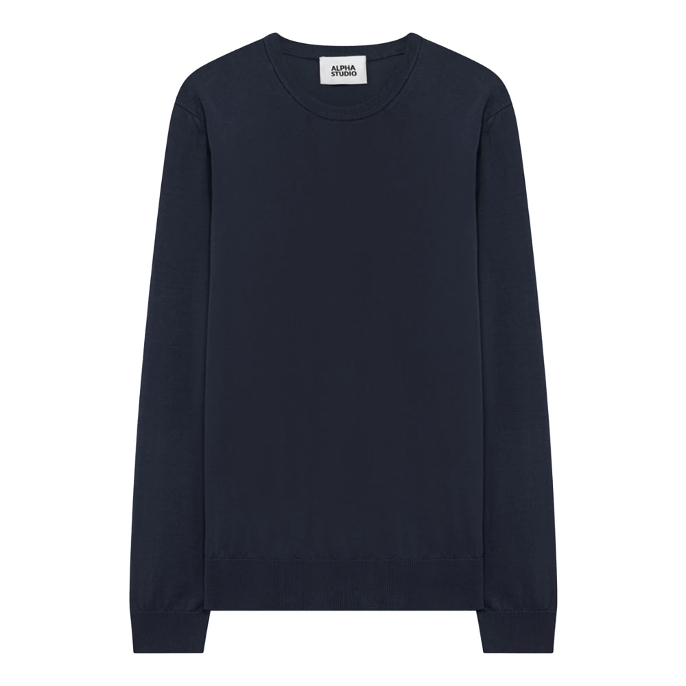 Alpha Studio Uomo Blu Felpe, L, New,