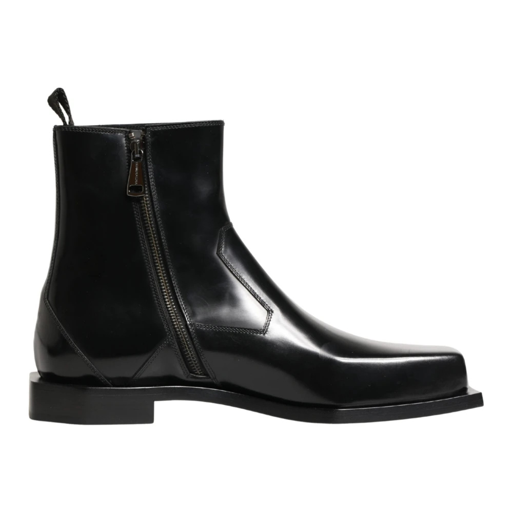 Dolce & Gabbana Men's Black Ankle Boots, 10 Uk, Ankle Boots