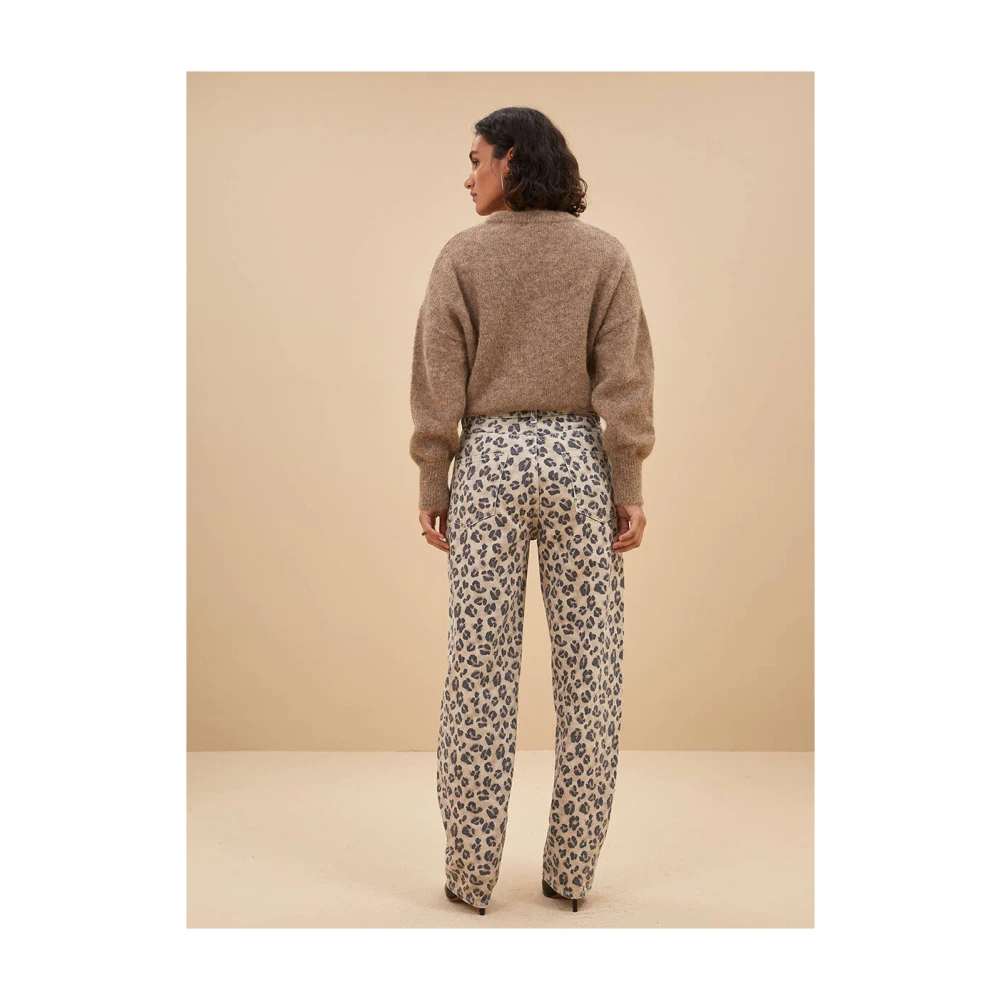 By-Bar Cheetah Print Broek Brown Dames