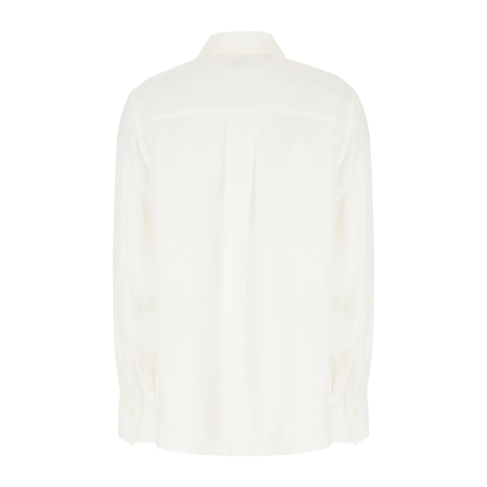 Salvatore Ferragamo Stijlvolle Overhemden Collectie White Dames