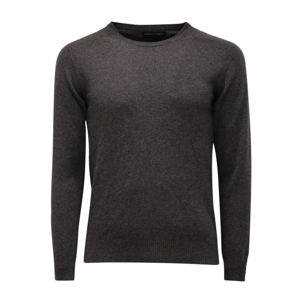 Daniele Fiesoli Men's Gray Wool Sweater Made In Italy