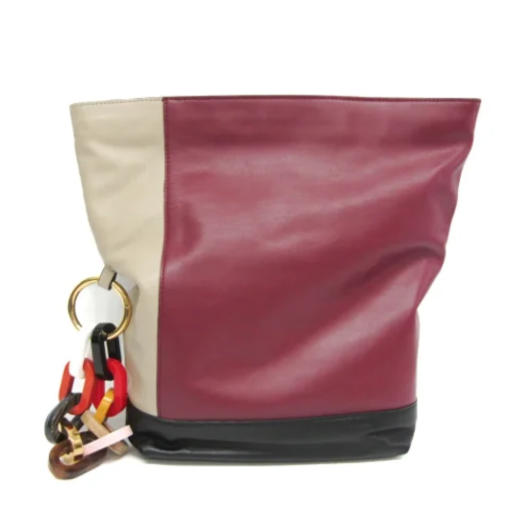 Marni Pre-owned Leather clutches Multicolor Dames