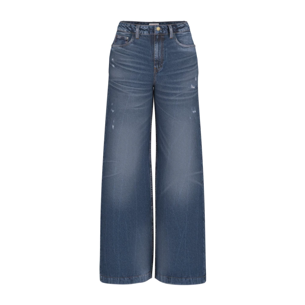 Guess - Jeans > Wide Jeans - Blue - Guess - Modalova