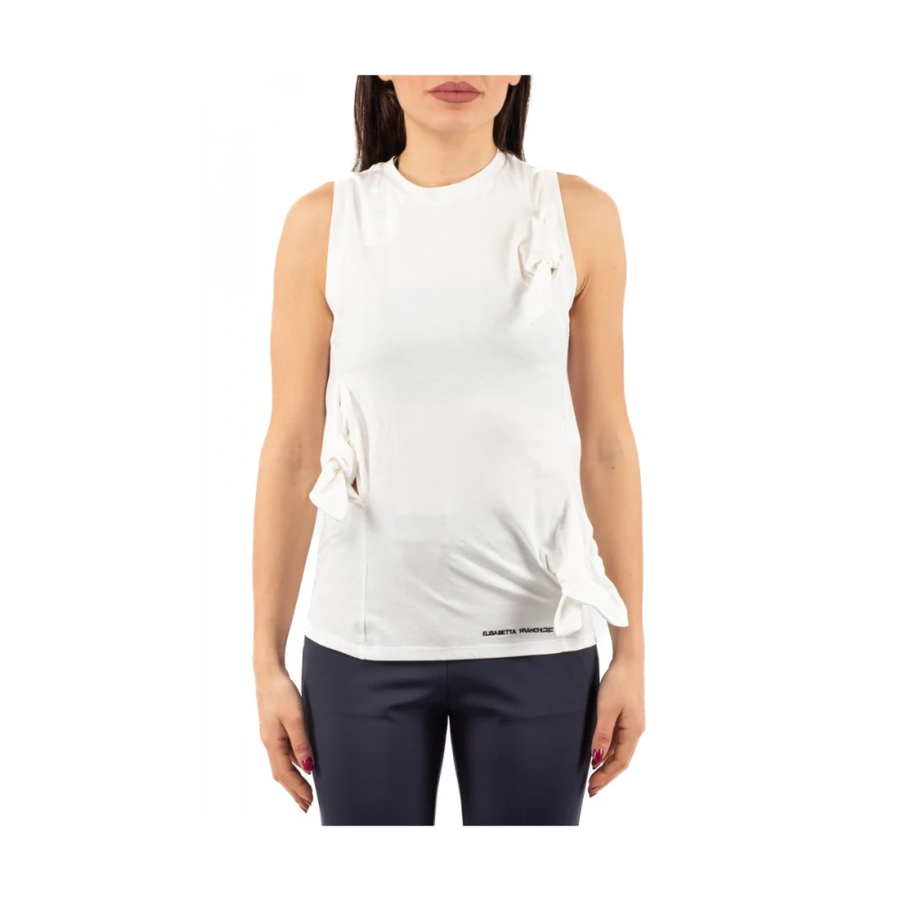 Tops > Sleeveless Tops - - Elisabetta Franchi - Modalova