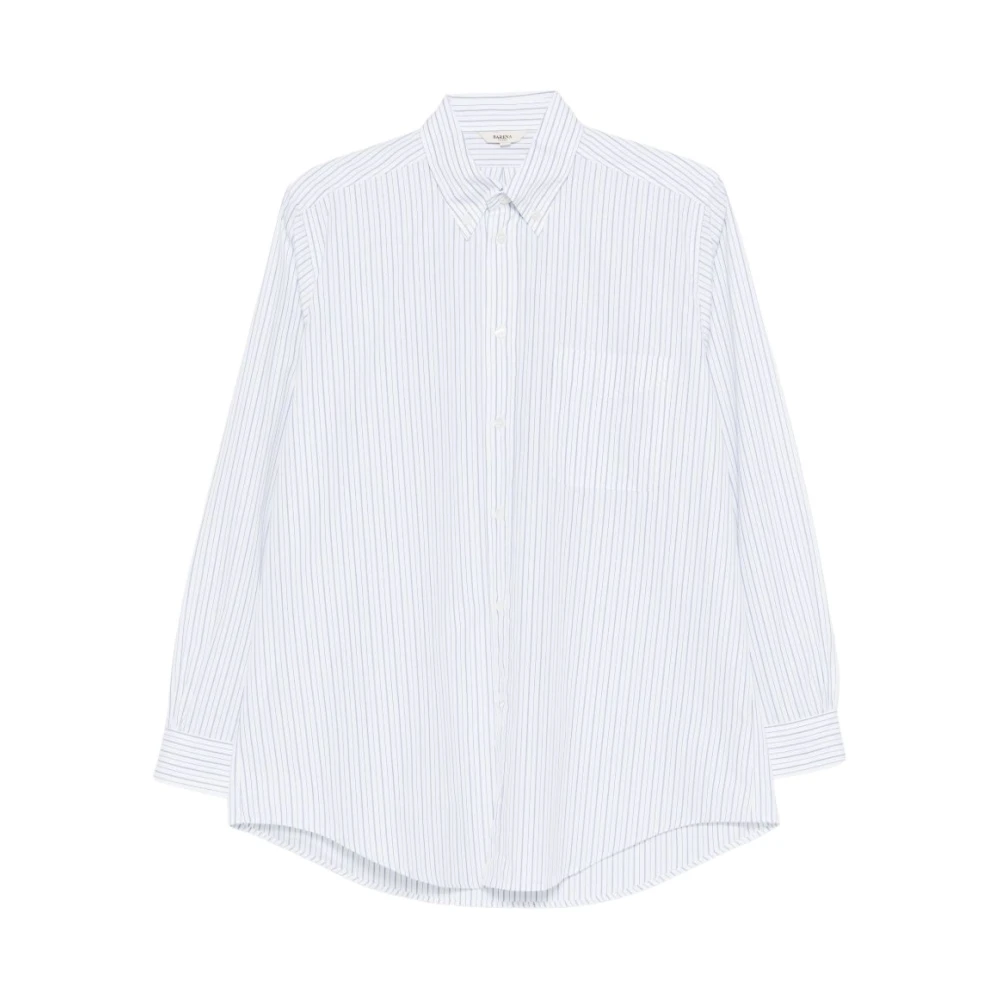 Barena Venezia Women's White Camicia Con Bottoni