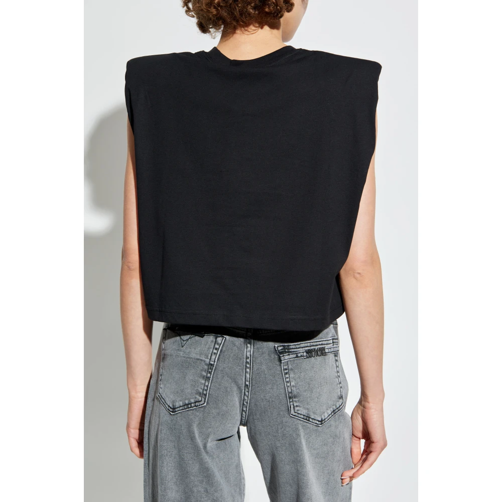 Versace Jeans Couture T-shirt met print Black Dames