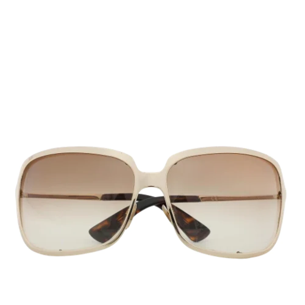 Yves Saint Laurent Vintage Pre-owned Acetate sunglasses Brown Dames