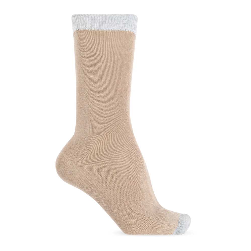 Eleventy Katoenen sokken Beige Heren