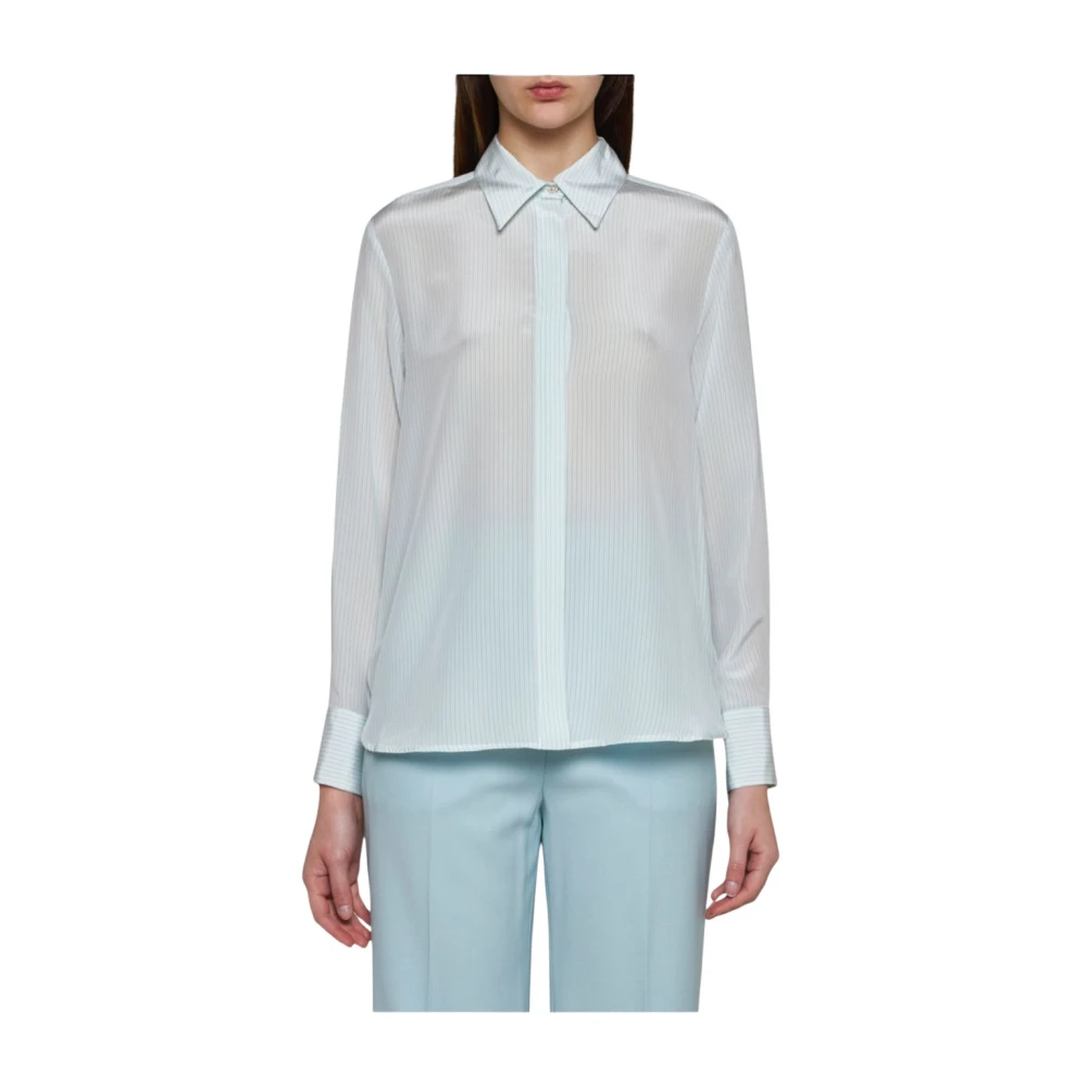 Max Mara Studio Elegant White Shirt Multicolor Dames