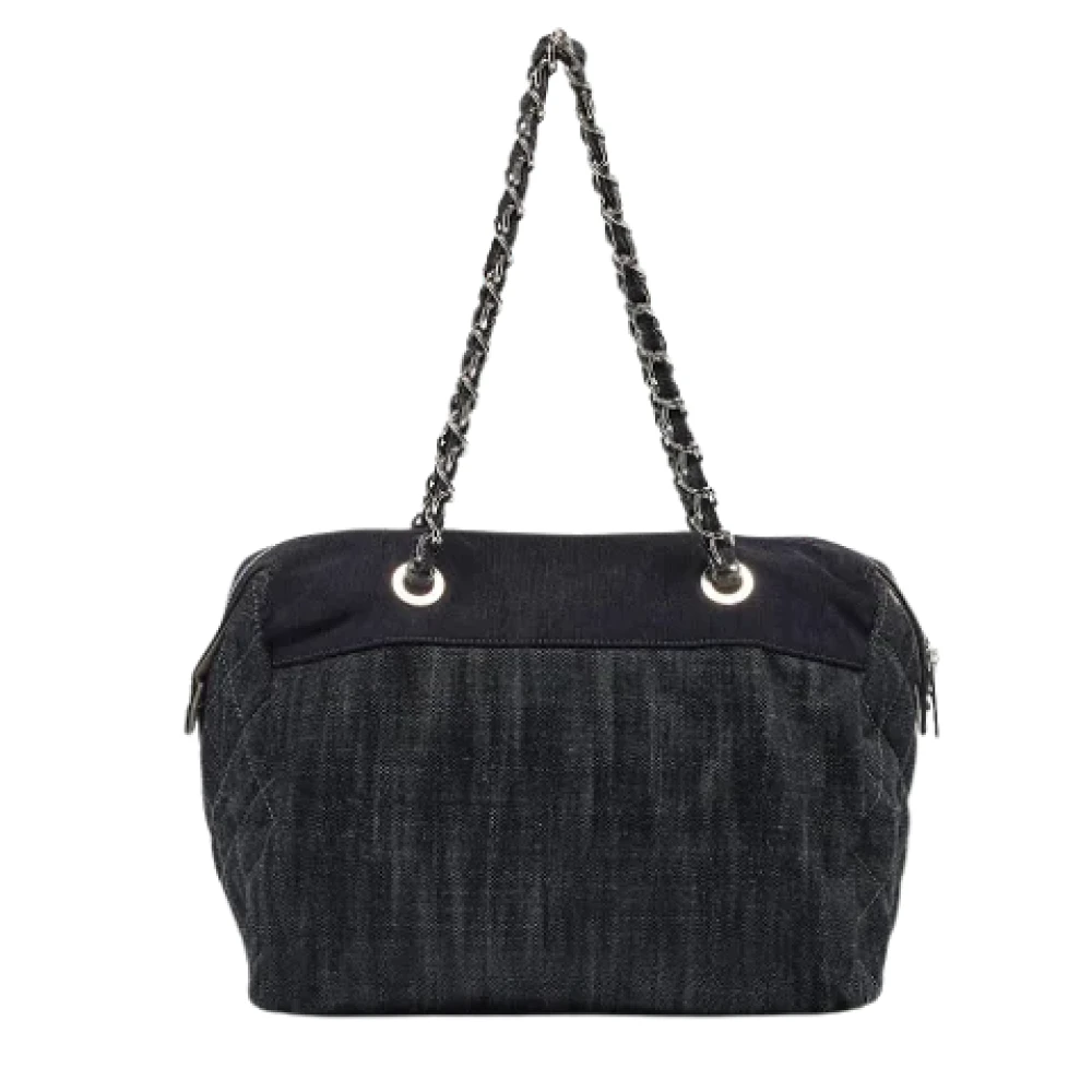 Chanel Vintage Pre-owned Denim handbags Blue Dames