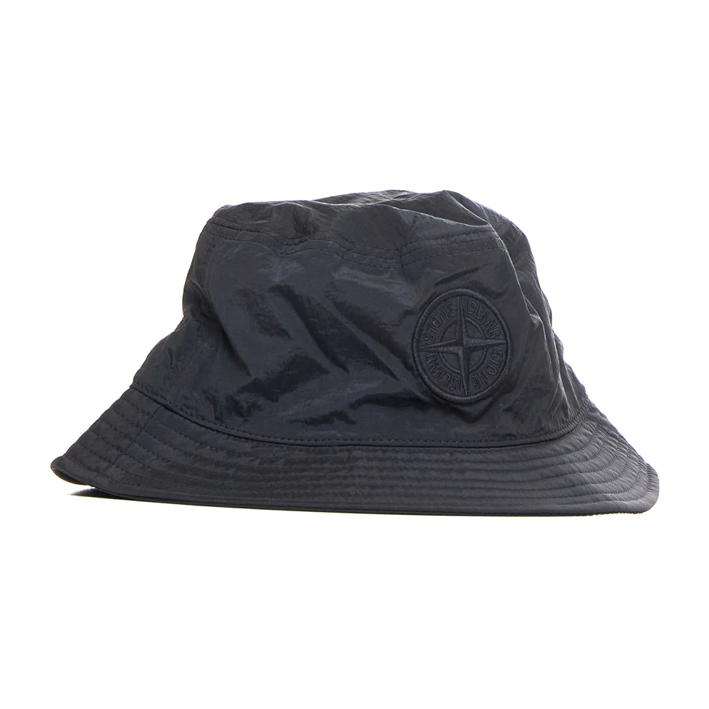 Stone Island Zwarte hoeden voor mannen Black Heren