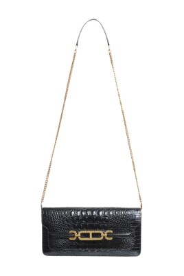 crocodile-chain-shoulder-bag