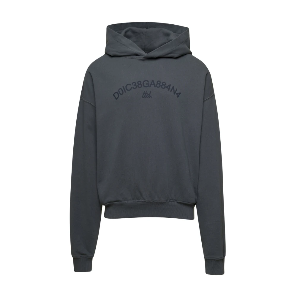 Dolce & Gabbana Grijze Cropped Sweater Look 55 Gray Heren