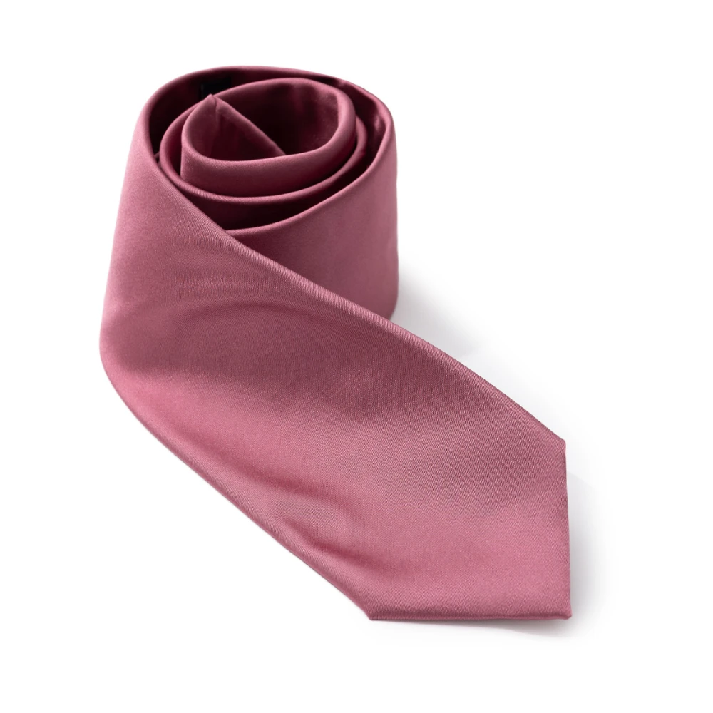 Dolce & Gabbana Lila Zijden Stropdas Purple Heren