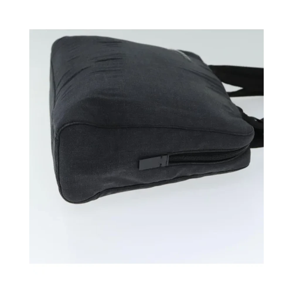 Prada Vintage Pre-owned Nylon handbags Black Dames