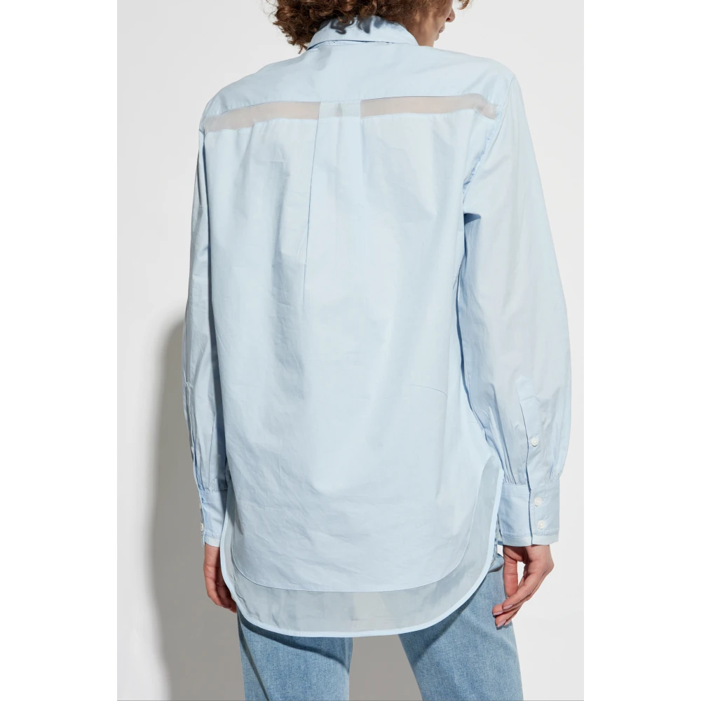 Rag & Bone Shirt Maxine Blue Dames
