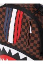 sac-a-dos-a-carreaux-marron-shark-attack