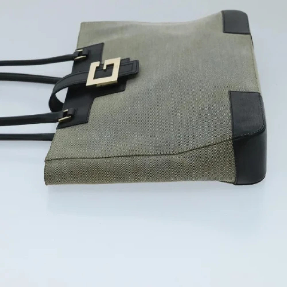 Gucci Vintage Pre-owned Canvas gucci-bags Gray Dames