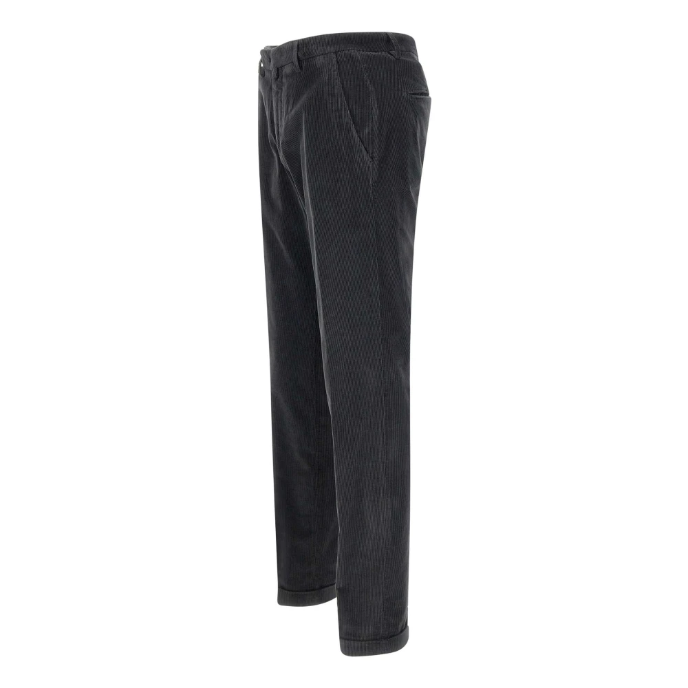 Briglia Rookgrijze Corduroy Broek Gray Heren