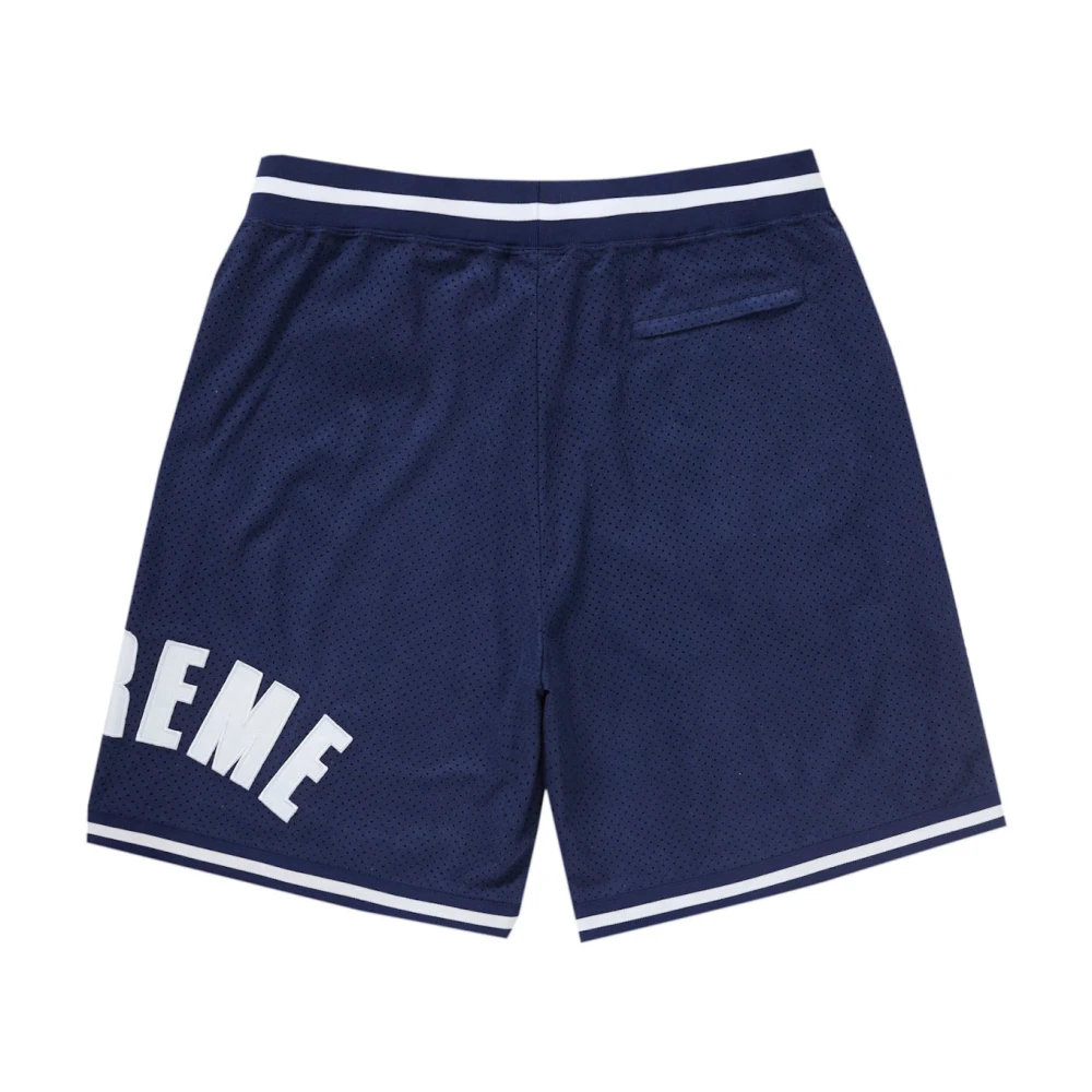 Supreme Navy Baseball Shorts Blue Heren