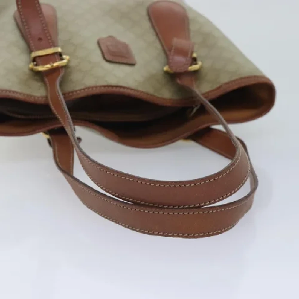 Celine Vintage Pre-owned Canvas totes Beige Dames