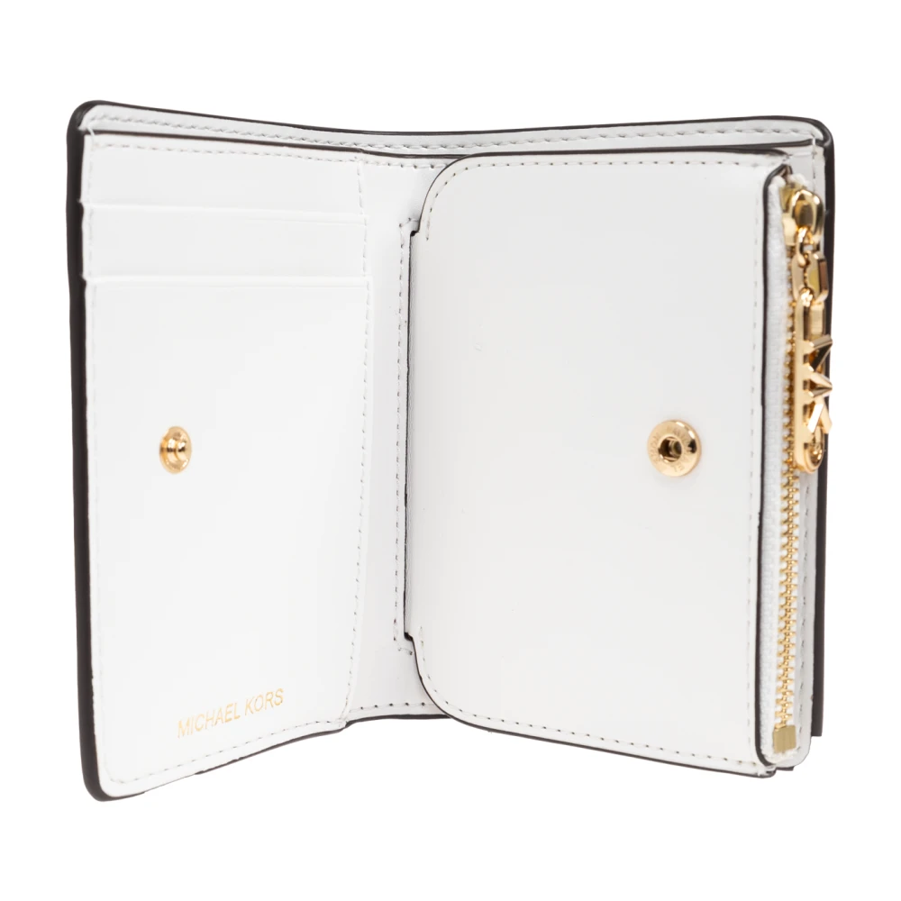 Michael Kors Logo Portemonnee White Dames