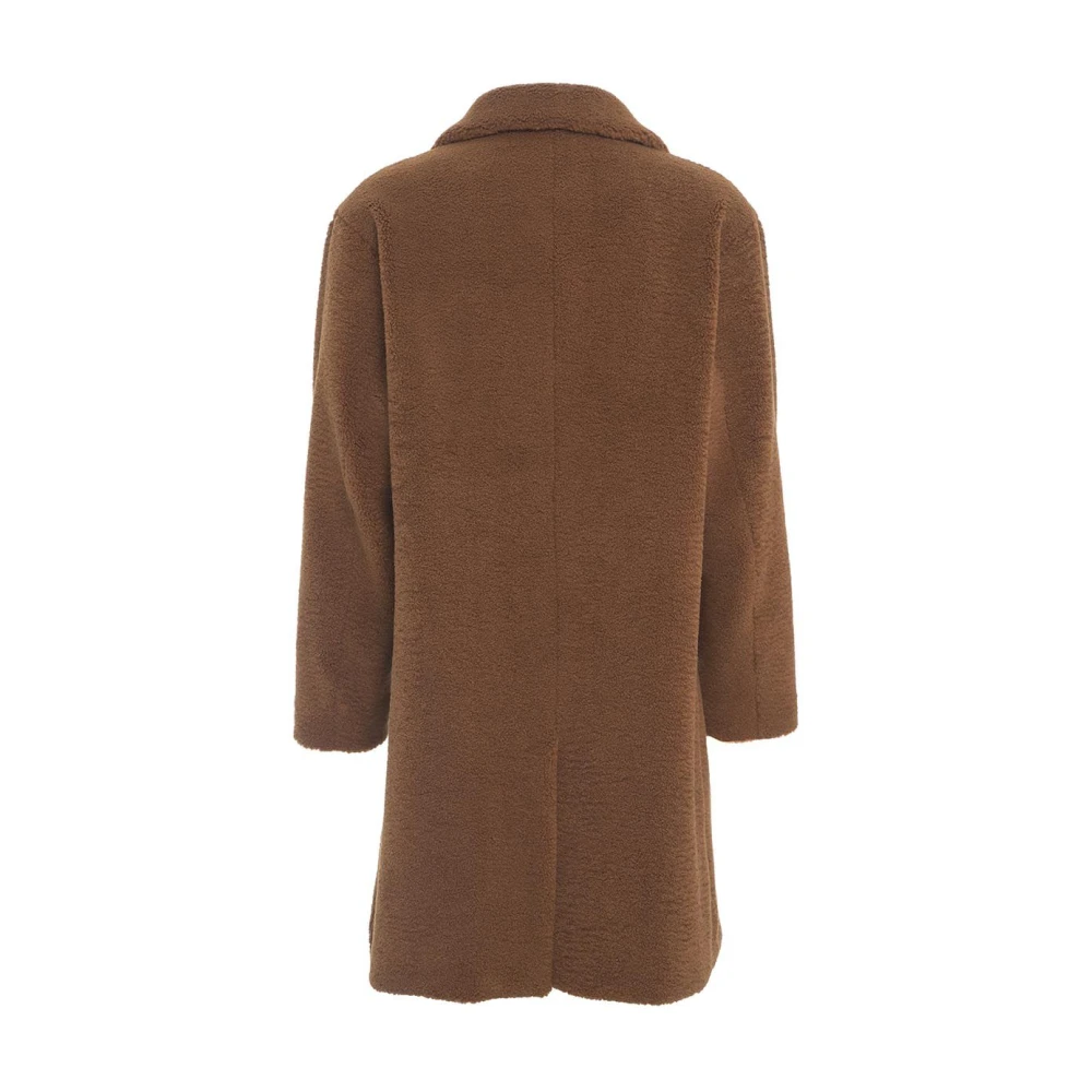 Herno Teddy Jas met Knoopsluiting Brown Heren