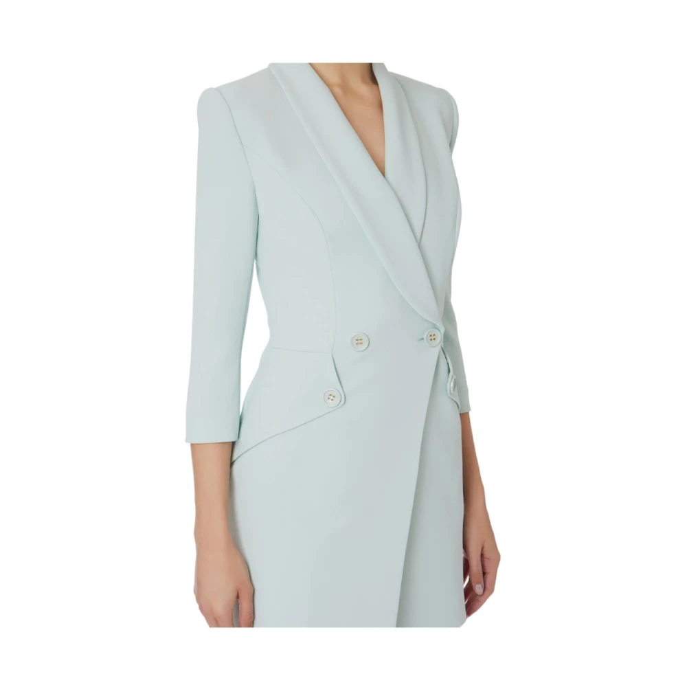 Elisabetta Franchi Elegante Jurk voor Speciale Gelegenheden Blue Dames