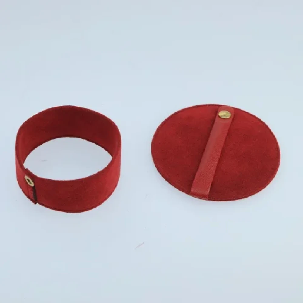 Louis Vuitton Vintage Pre-owned Leather pouches Red Dames