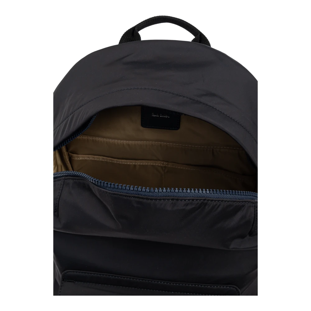 Paul Smith Rugzak met logo Blue Heren