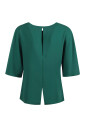 blue-silk-blouse-with-short-sleeves