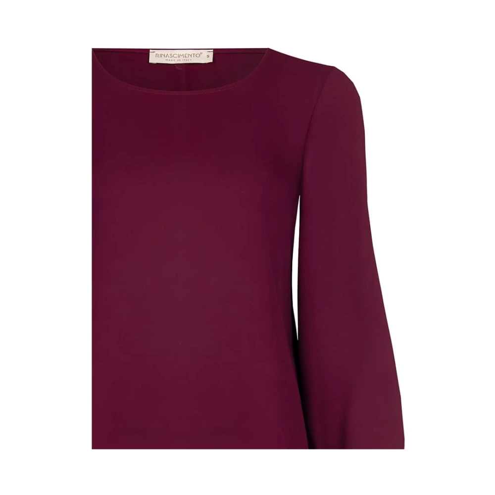 RINASCIMENTO Elegante blouse Herfst Winter Collectie Red Dames