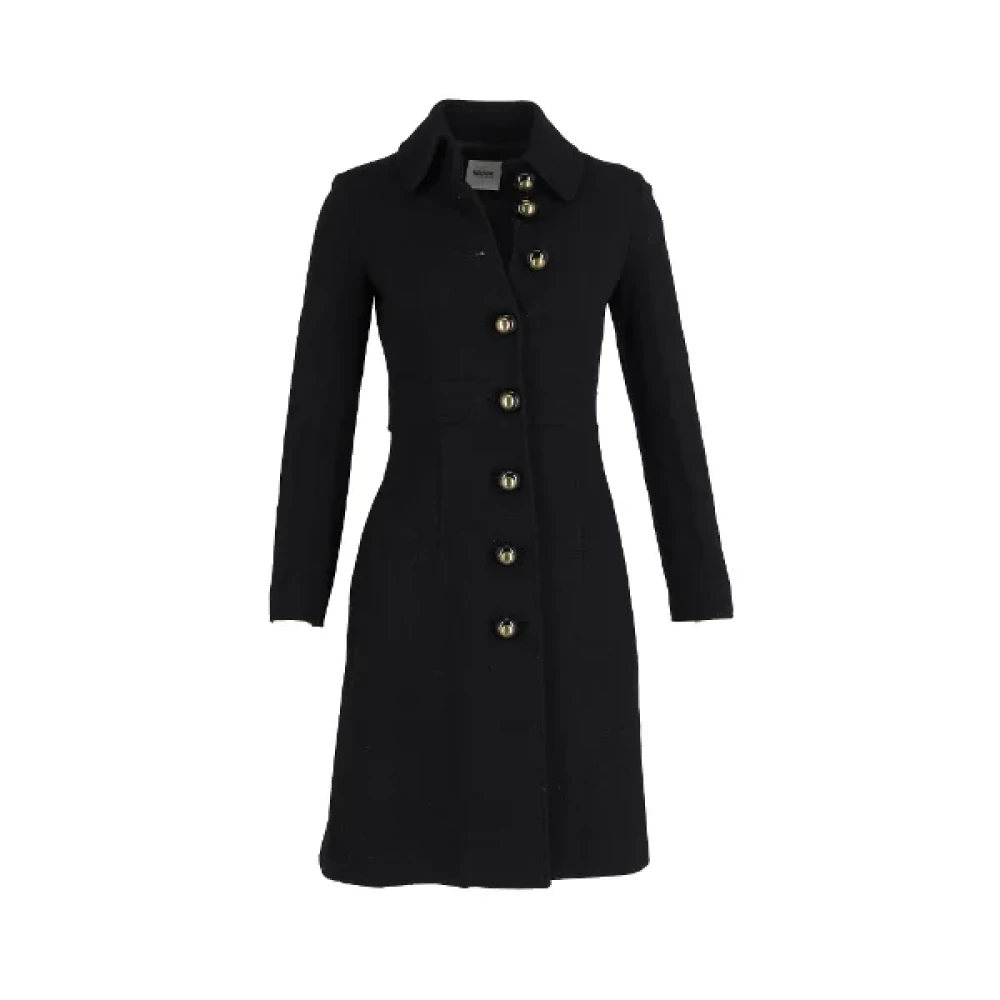 Moschino Pre-Owned Pre-owned Wool outerwear Black Dames