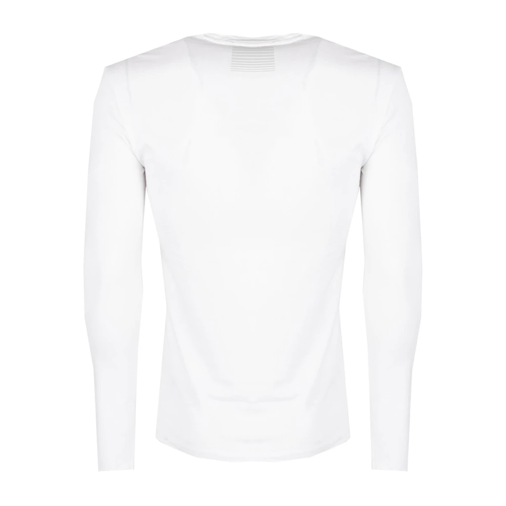 Antony Morato Klassieke Longsleeve met C-hals Print White Heren