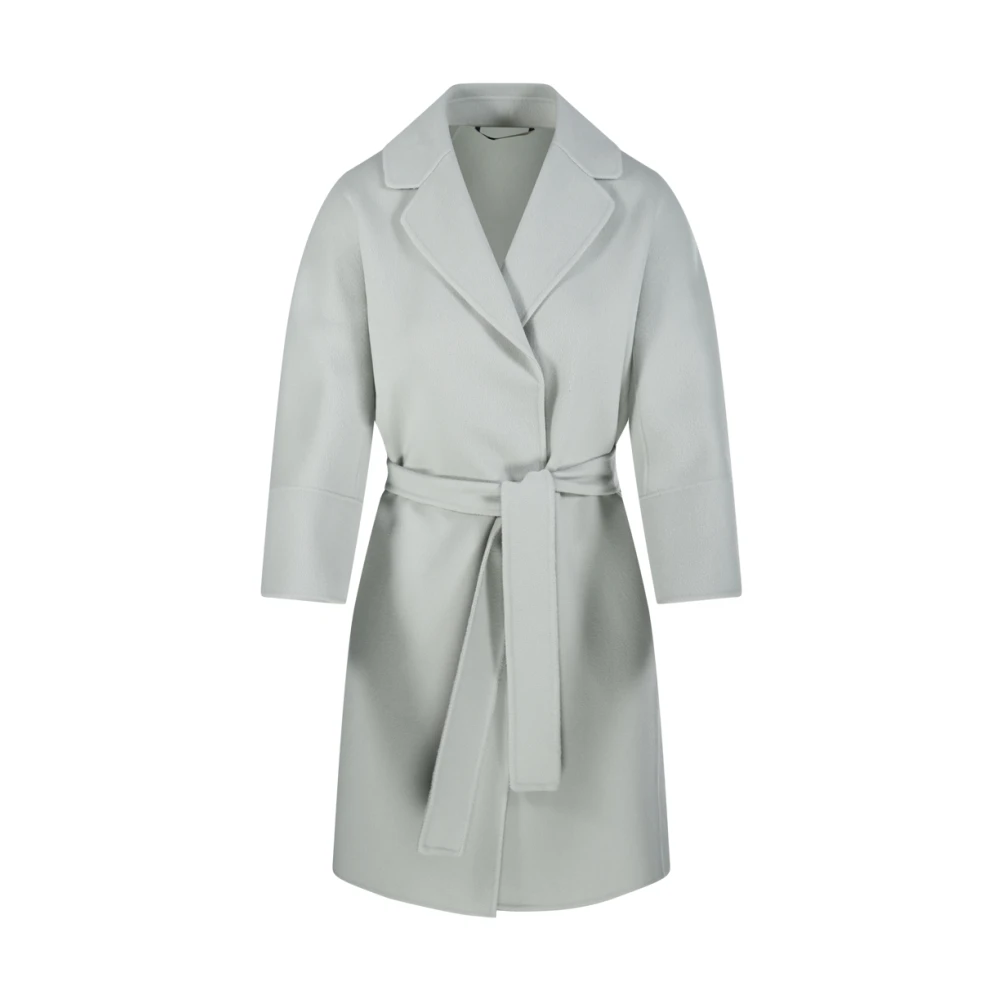 Max Mara Women's Green Belted Coats, 2XS, Arona Coat