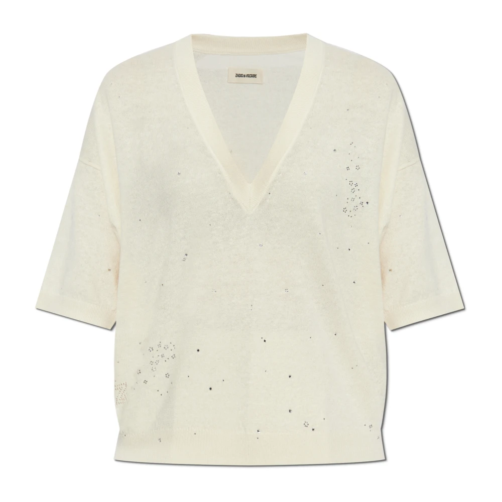 Zadig & Voltaire Sweater Wully Beige Dames