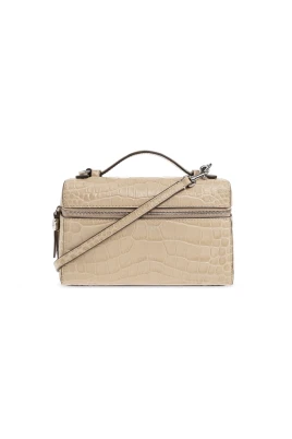 Slim Romy Croc-Embossed Handväska med topphandtag