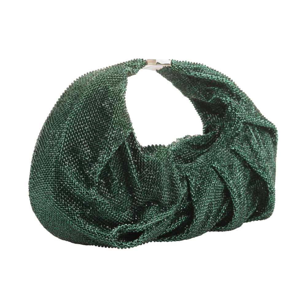 Benedetta Bruzziches Groene Kristal Metalen Mesh Handtas Green Dames