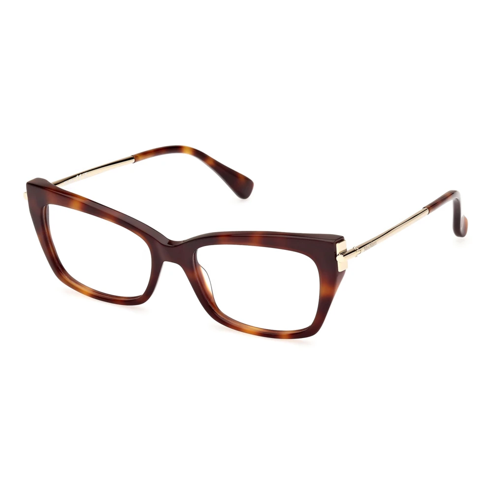 Max Mara Brown Glasses, Unisex, 53 Mm, Mm5137 Optical Frame