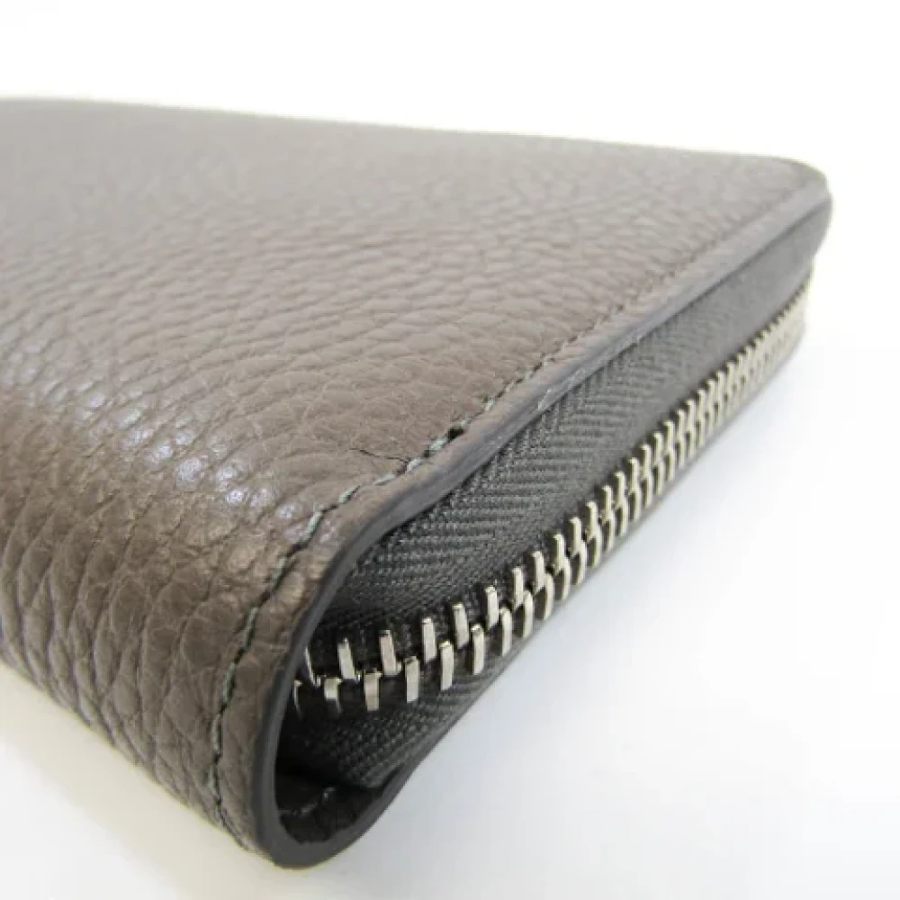 Tom Ford Pre-owned Leather wallets Gray Dames