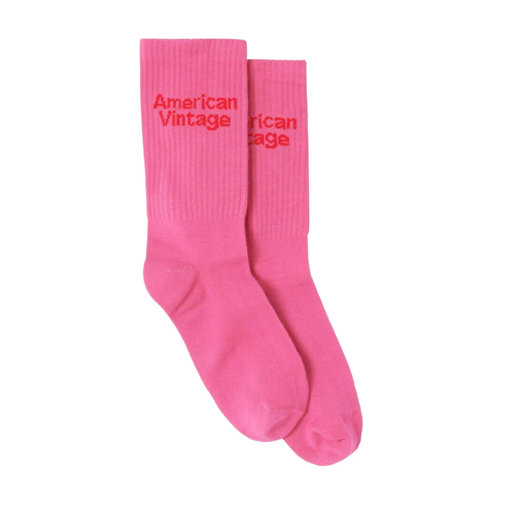 American vintage Stijlvolle Sokken en Slipjes Set Red Dames