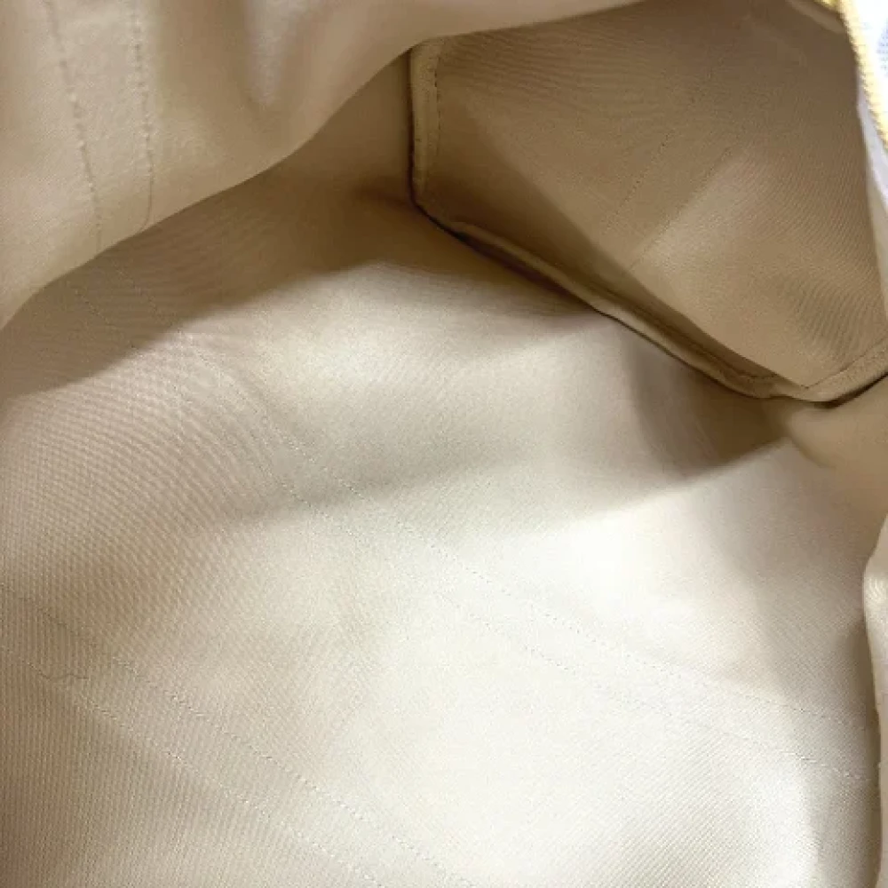 Louis Vuitton Vintage Pre-owned Cotton louis-vuitton-bags White Dames